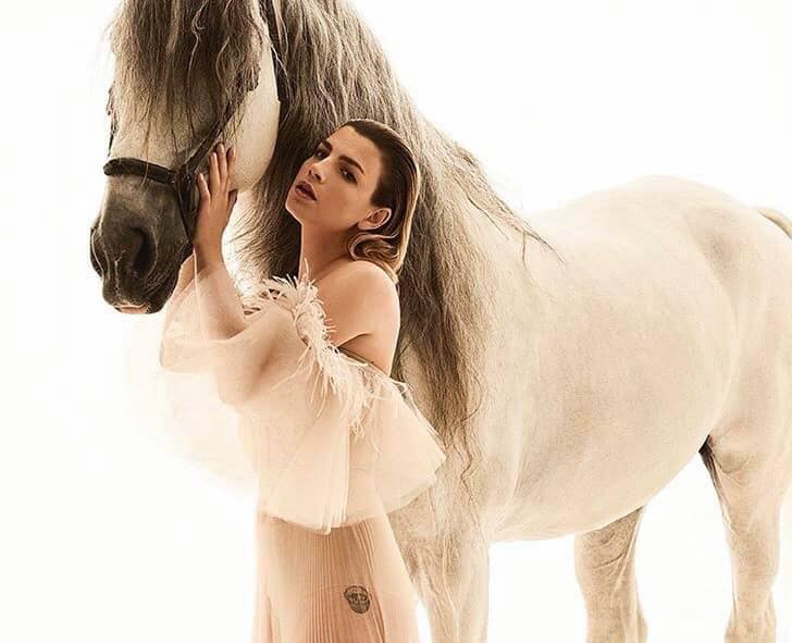 EMMA MARRONE - SOSUD DRESS DESIGNED BY MCT