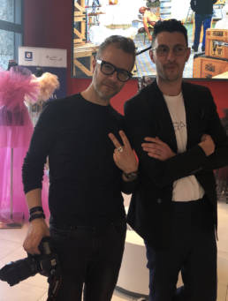 Mario Costantino Triolo con Daniele Notaro _ Fashion Week 2020