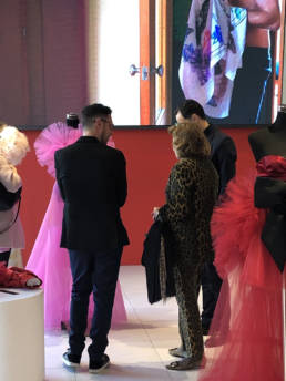 Mario Costantino Triolo con Raffaella Curiel _ Fashion Week 2020