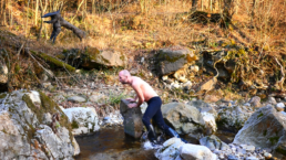 The River _ Grace_2020, preview MilanoFashionWeek 2020 con Mario Costantino Triolo, Davide Muccinelli, Giacomo Tanzarella, Giuseppe Sartori, Nero/Alessandro Neretti