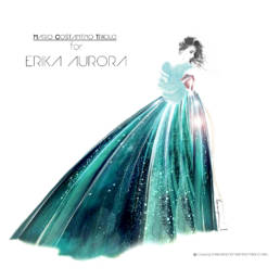 Erika Aurora red carpet 2020 MARIO COSTANTINO TRIOLO